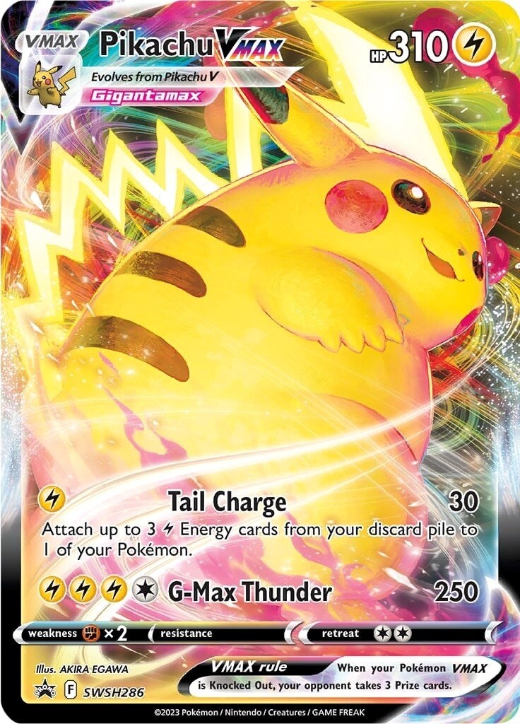 Pikachu VMAX (SWSH286) [Sword & Shield: Black Star Promos] | I Want That Stuff Brandon