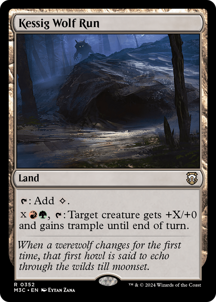 Kessig Wolf Run (Ripple Foil) [Modern Horizons 3 Commander] | I Want That Stuff Brandon