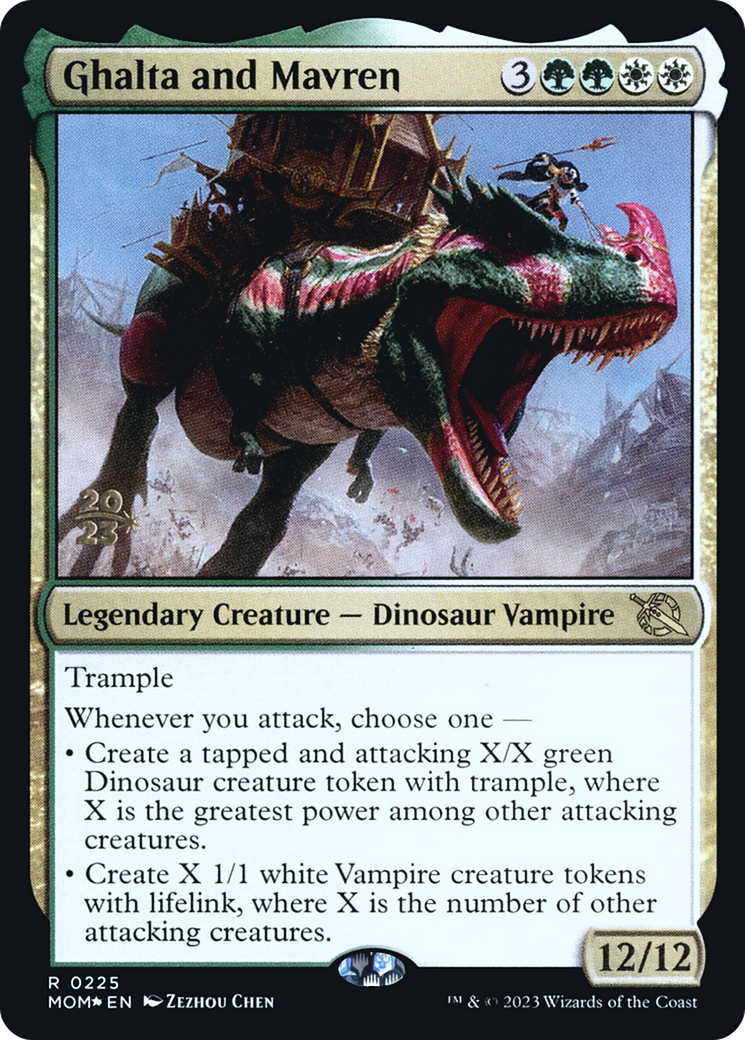 Ghalta and Mavren [March of the Machine Prerelease Promos] | I Want That Stuff Brandon