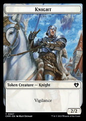 Servo // Knight Double-Sided Token [Commander Masters Tokens] | I Want That Stuff Brandon