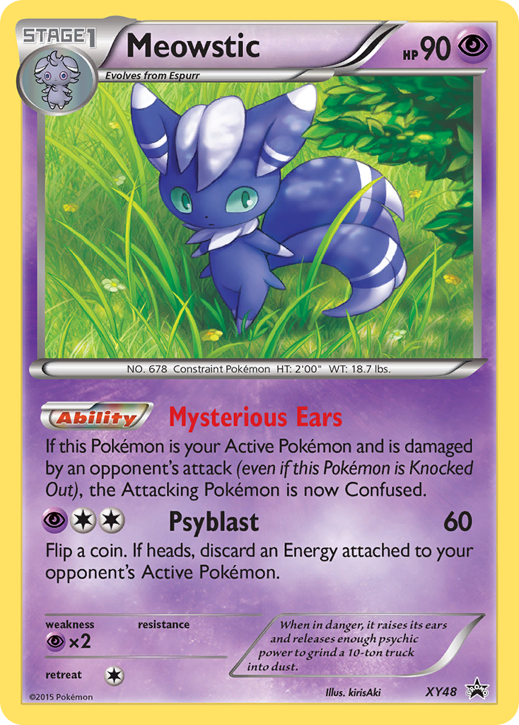 Meowstic (XY48) [XY: Black Star Promos] | I Want That Stuff Brandon