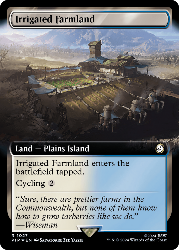 Irrigated Farmland (Extended Art) (Surge Foil) [Fallout] | I Want That Stuff Brandon