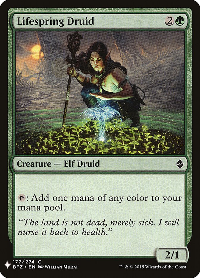 Lifespring Druid [Mystery Booster] | I Want That Stuff Brandon