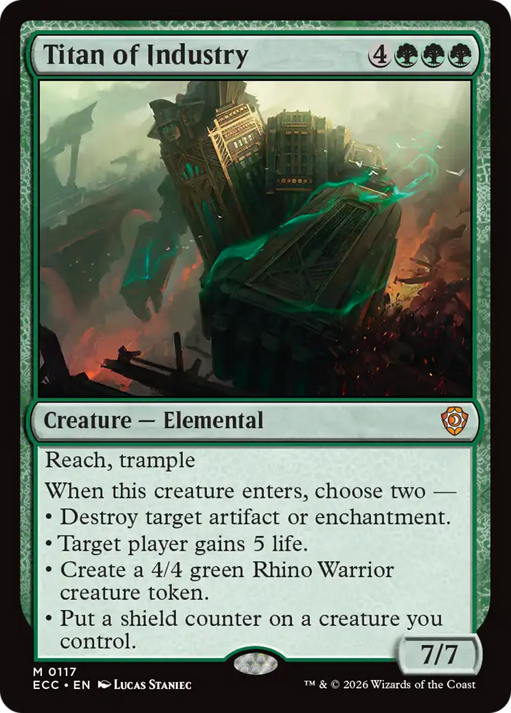 Titan of Industry [Lorwyn Eclipsed Commander] | I Want That Stuff Brandon