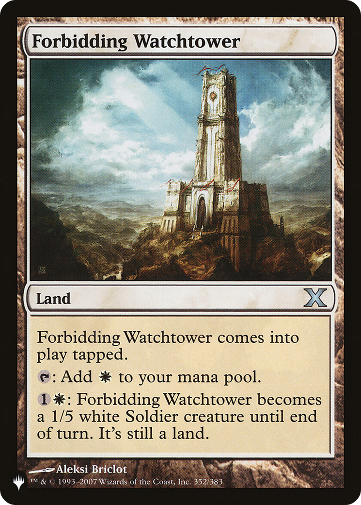 Forbidding Watchtower [The List] | I Want That Stuff Brandon