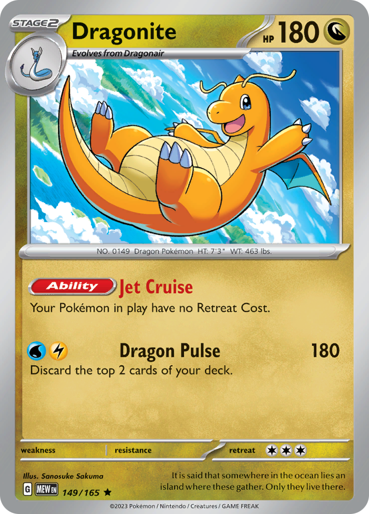 Dragonite (149/165) [Scarlet & Violet: 151] | I Want That Stuff Brandon