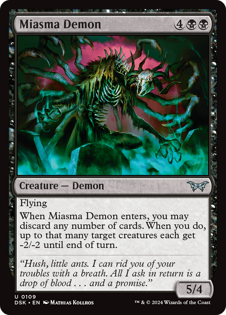 Miasma Demon [Duskmourn: House of Horror] | I Want That Stuff Brandon