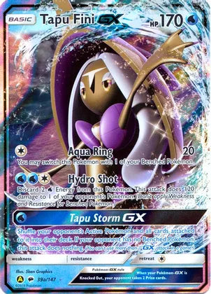 Tapu Fini GX (39a/147) [Alternate Art Promos] | I Want That Stuff Brandon
