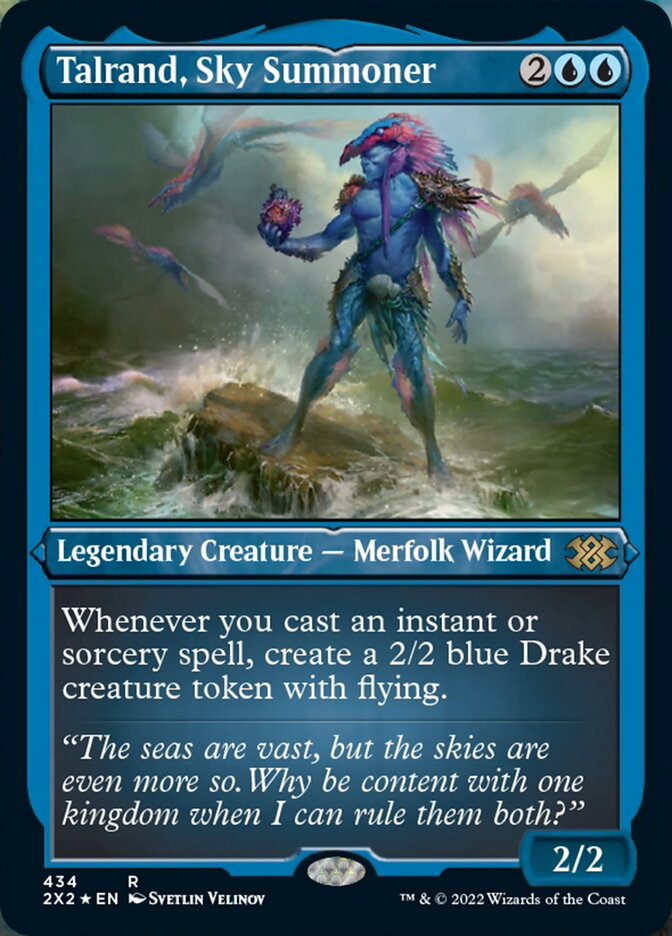 Talrand, Sky Summoner (Foil Etched) [Double Masters 2022] | I Want That Stuff Brandon