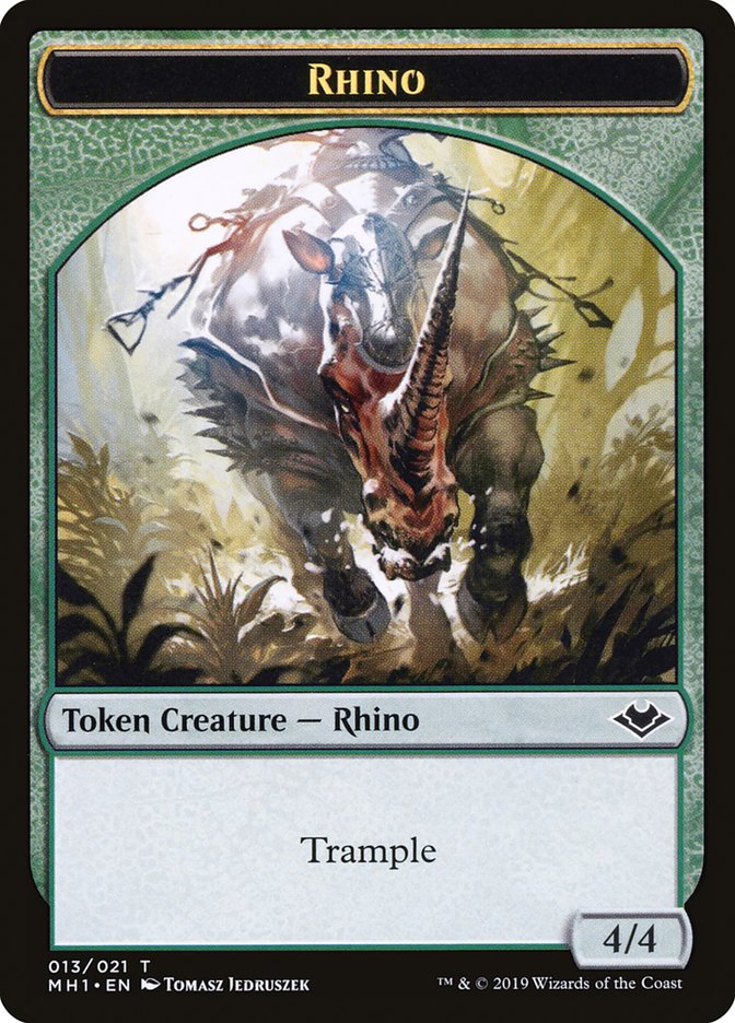 Rhino Token [Modern Horizons Tokens] | I Want That Stuff Brandon