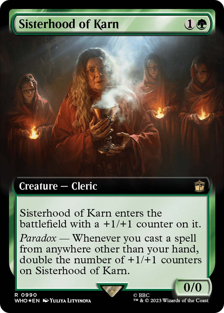 Sisterhood of Karn (Extended Art) (Surge Foil) [Doctor Who] | I Want That Stuff Brandon