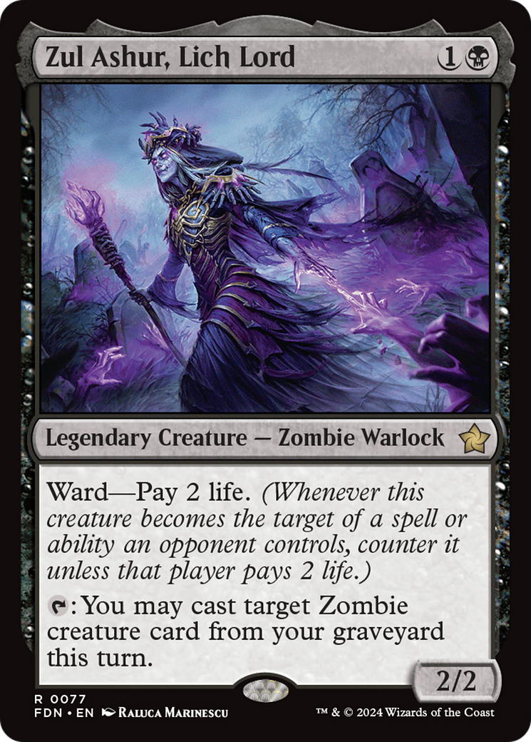 Zul Ashur, Lich Lord [Foundations] | I Want That Stuff Brandon