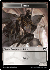 Spirit (0039) // Bird Illusion Double-Sided Token [Commander Masters Tokens] | I Want That Stuff Brandon