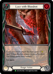 Lace with Bloodrot (Red) [LGS134] (Promo)  Rainbow Foil | I Want That Stuff Brandon