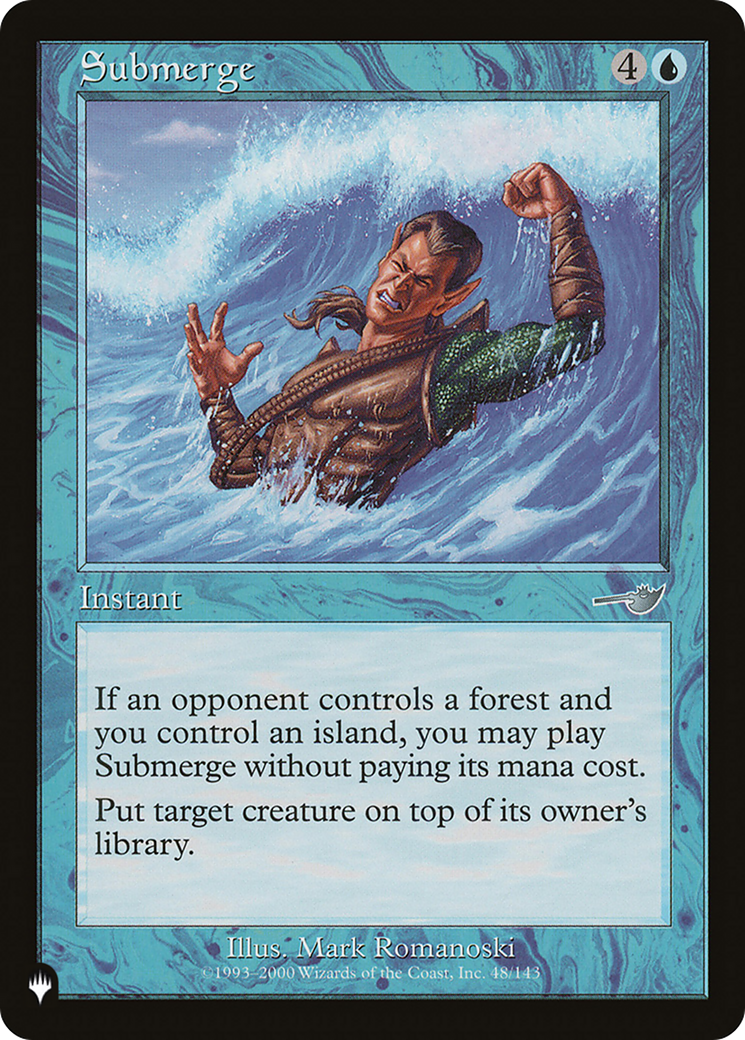 Submerge [The List Reprints] | I Want That Stuff Brandon