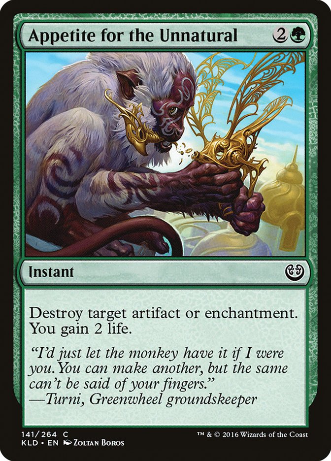 Appetite for the Unnatural [Kaladesh] | I Want That Stuff Brandon