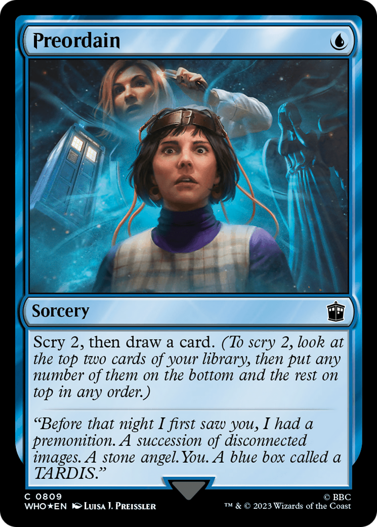 Preordain (Surge Foil) [Doctor Who] | I Want That Stuff Brandon