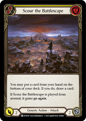 Scour the Battlescape (Yellow) [U-WTR195] (Welcome to Rathe Unlimited)  Unlimited Rainbow Foil | I Want That Stuff Brandon