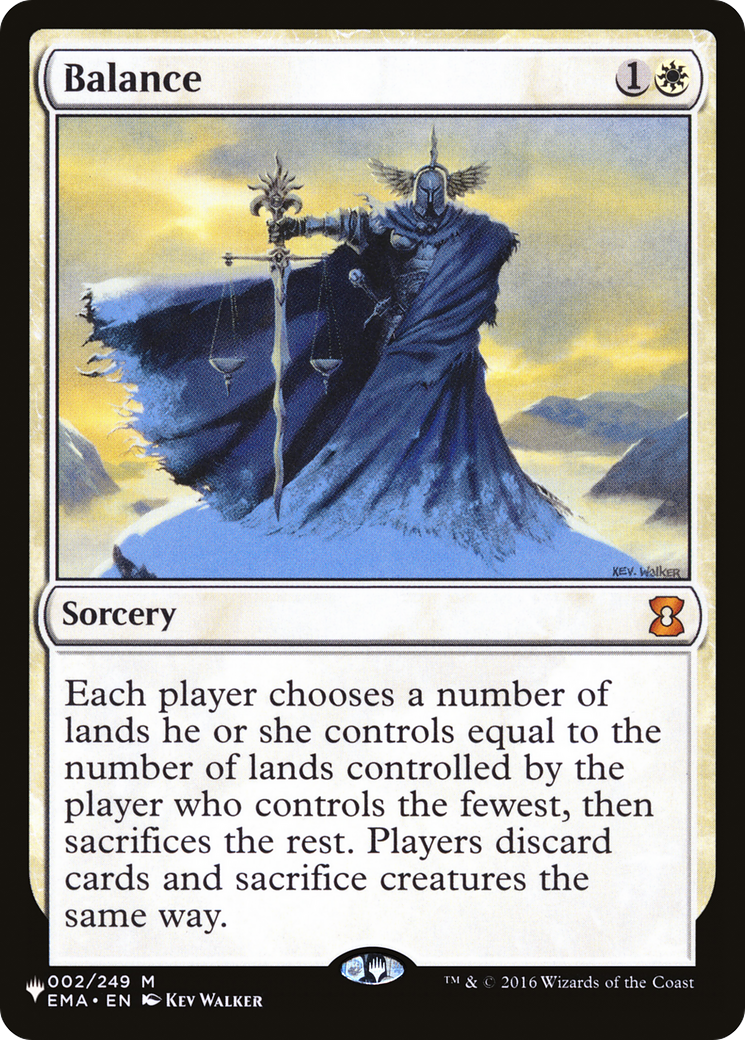 Balance [The List Reprints] | I Want That Stuff Brandon