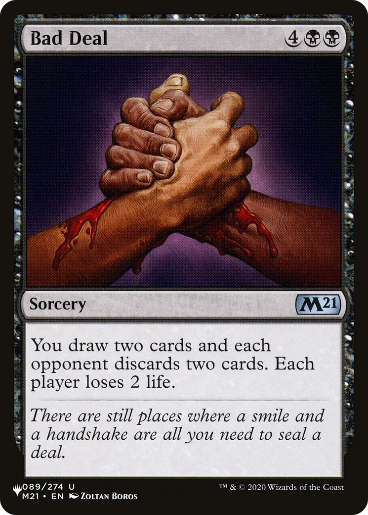 Bad Deal [The List Reprints] | I Want That Stuff Brandon