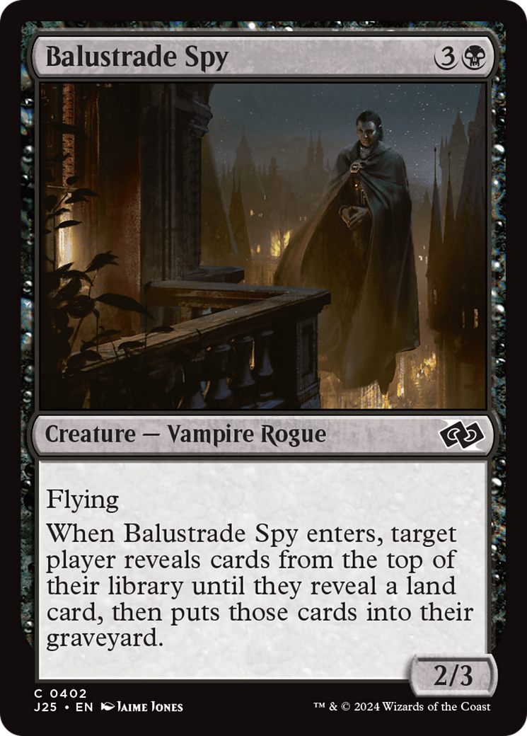 Balustrade Spy [Foundations Jumpstart] | I Want That Stuff Brandon