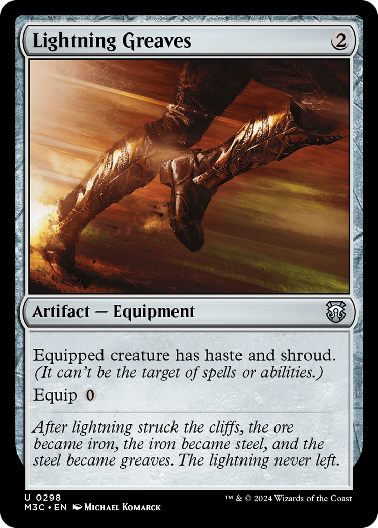 Lightning Greaves [Modern Horizons 3 Commander] | I Want That Stuff Brandon