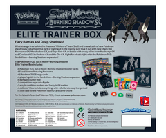 Sun & Moon: Burning Shadows - Elite Trainer Box | I Want That Stuff Brandon