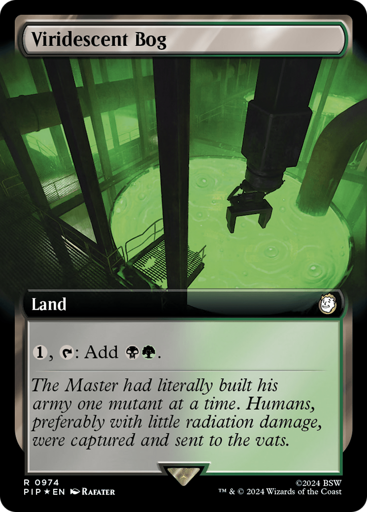 Viridescent Bog (Extended Art) (Surge Foil) [Fallout] | I Want That Stuff Brandon