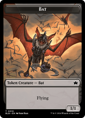 Bat // Intrepid Rabbit Double-Sided Token [Bloomburrow Tokens] | I Want That Stuff Brandon