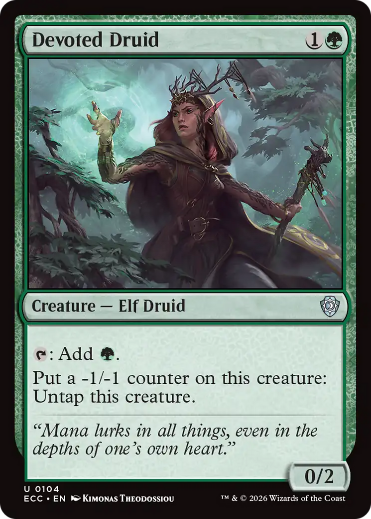 Devoted Druid [Lorwyn Eclipsed Commander] | I Want That Stuff Brandon