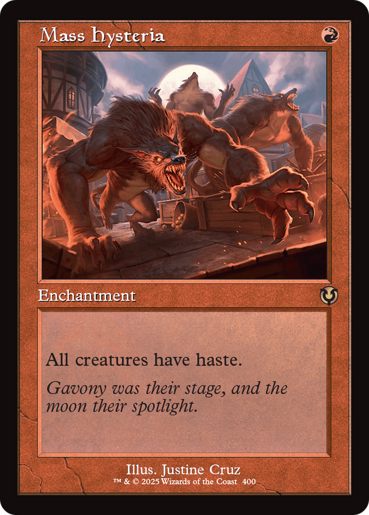 Mass Hysteria (Retro Frame) [Innistrad Remastered] | I Want That Stuff Brandon