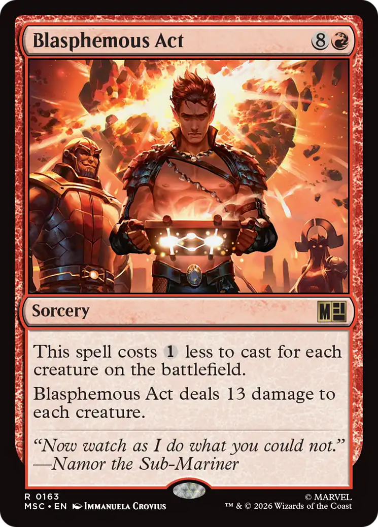 Blasphemous Act [Marvel Super Heroes Commander] | I Want That Stuff Brandon
