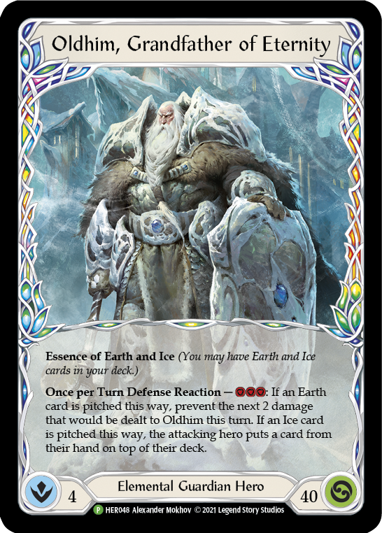 Oldhim, Grandfather of Eternity [HER048] (Promo)  Rainbow Foil | I Want That Stuff Brandon