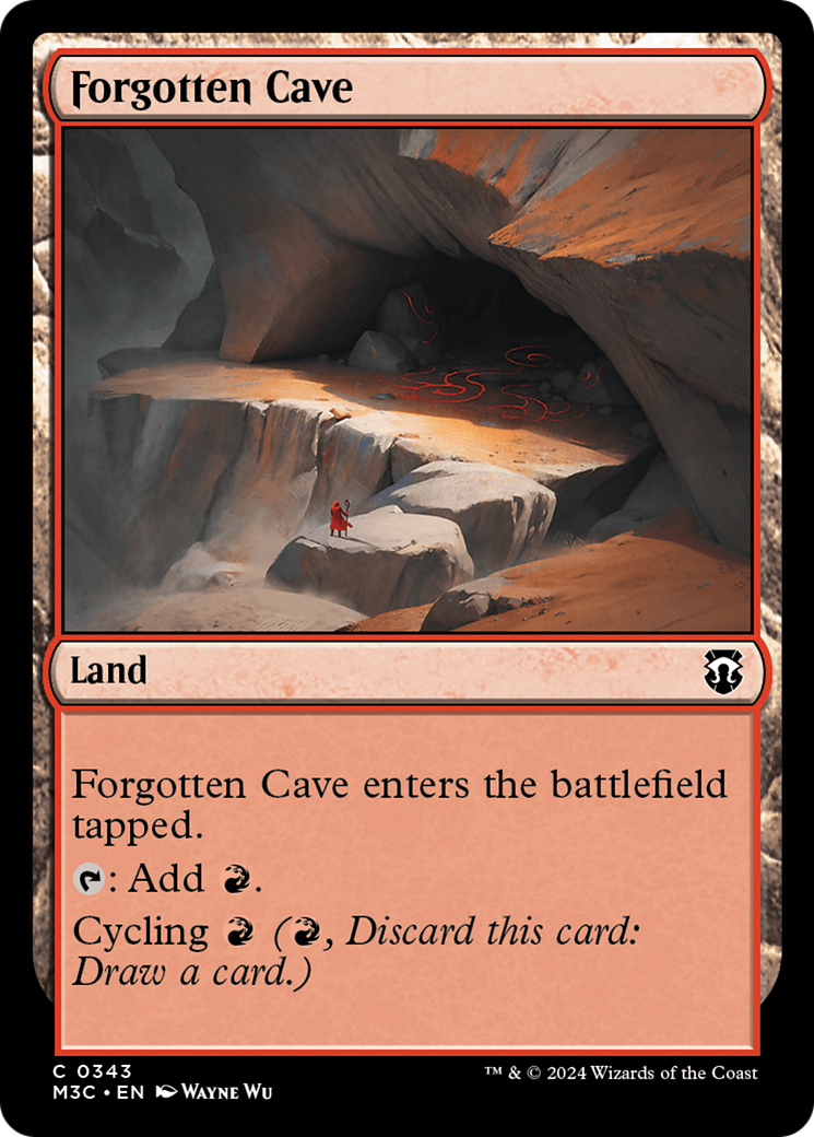 Forgotten Cave (Ripple Foil) [Modern Horizons 3 Commander] | I Want That Stuff Brandon