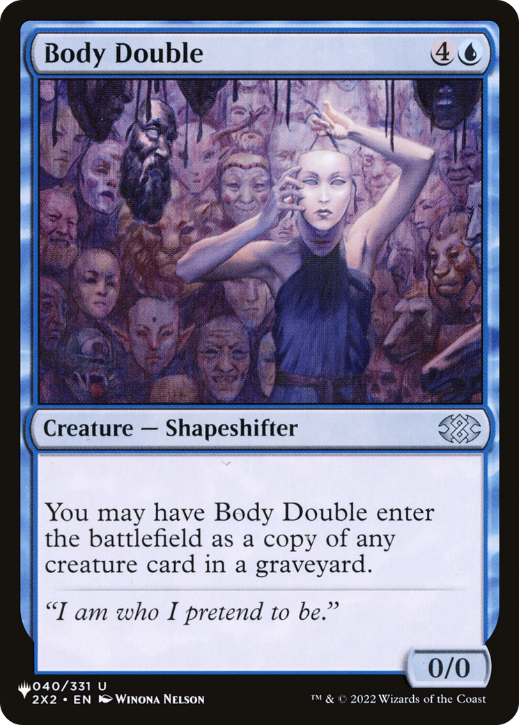 Body Double [The List Reprints] | I Want That Stuff Brandon