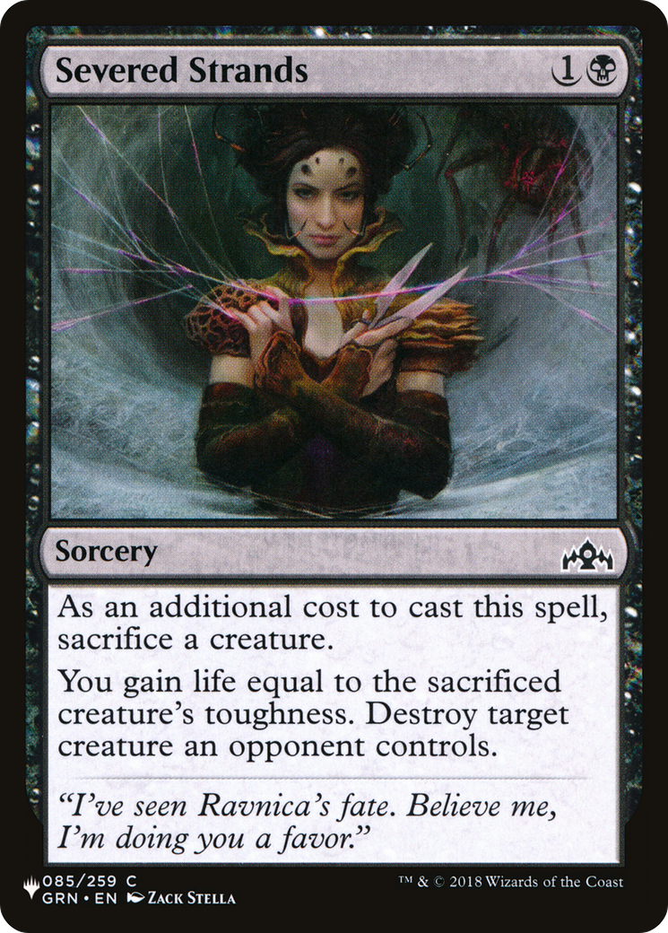 Severed Strands [The List] | I Want That Stuff Brandon