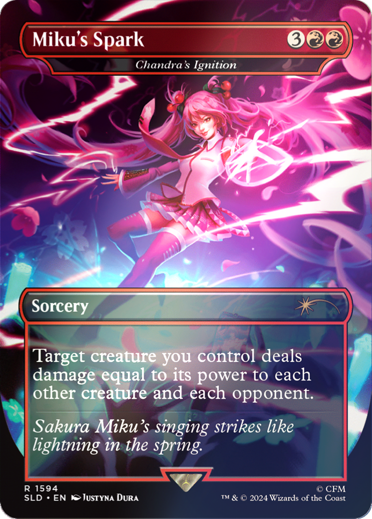 Miku's Spark - Chandra's Ignition (Rainbow Foil) [Secret Lair Drop Series] | I Want That Stuff Brandon