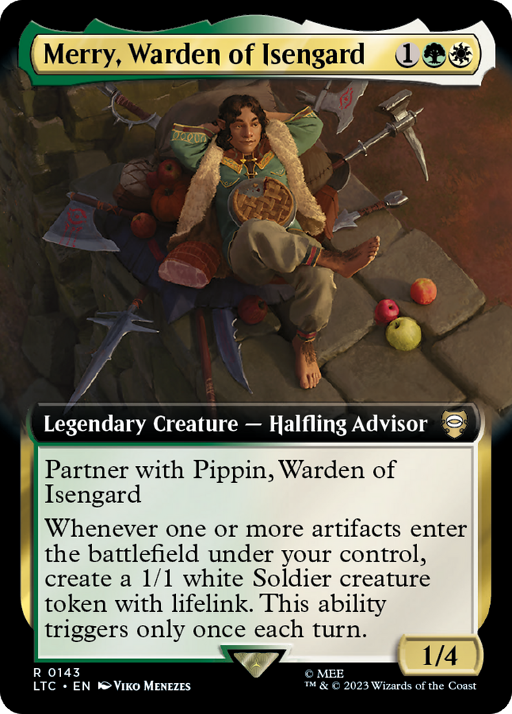 Merry, Warden of Isengard (Extended Art) [The Lord of the Rings: Tales of Middle-Earth Commander] | I Want That Stuff Brandon