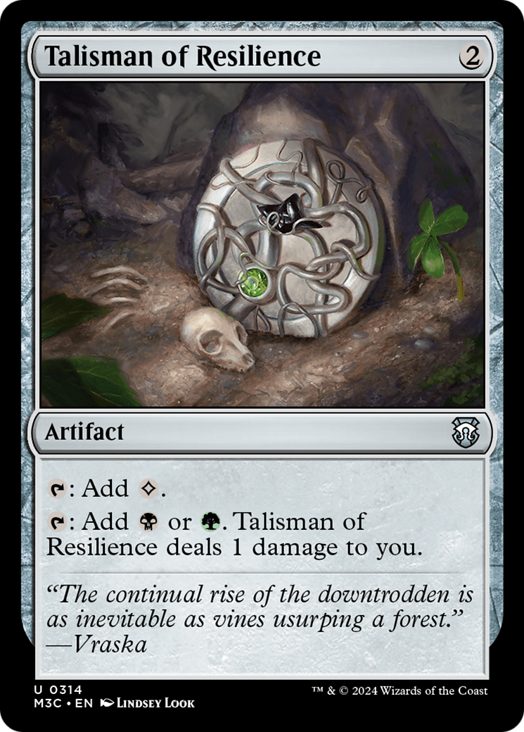 Talisman of Resilience (Ripple Foil) [Modern Horizons 3 Commander] | I Want That Stuff Brandon