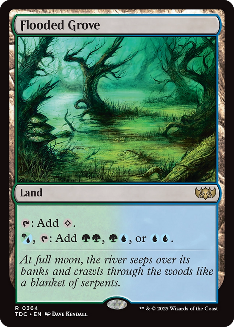 Flooded Grove [Tarkir: Dragonstorm Commander] | I Want That Stuff Brandon