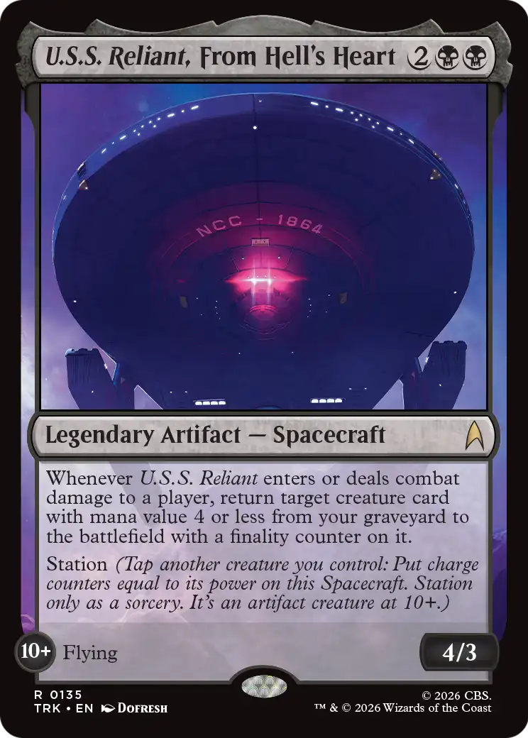 U.S.S. Reliant, From Hell's Heart [Star Trek] | I Want That Stuff Brandon