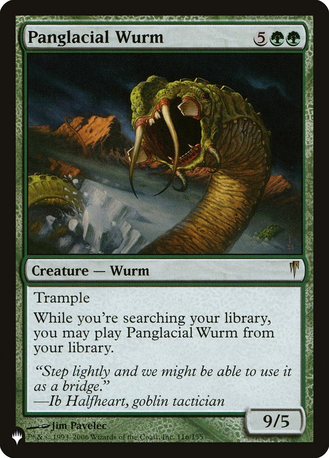 Panglacial Wurm [The List] | I Want That Stuff Brandon