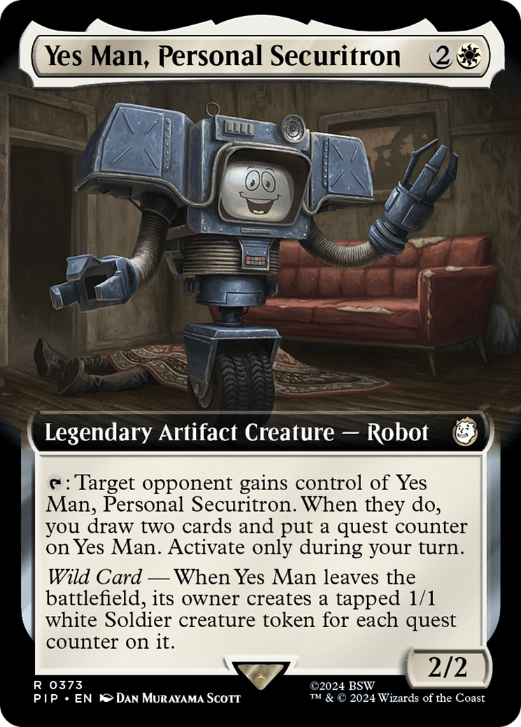 Yes Man, Personal Securitron (Extended Art) [Fallout] | I Want That Stuff Brandon