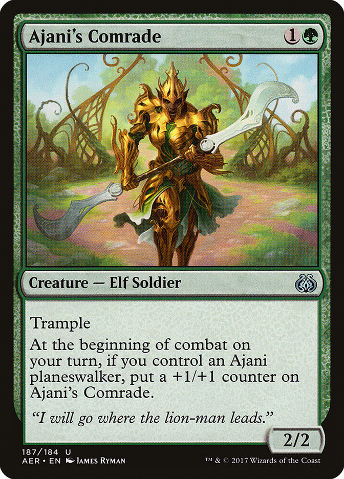 Ajani's Comrade [Aether Revolt] | I Want That Stuff Brandon