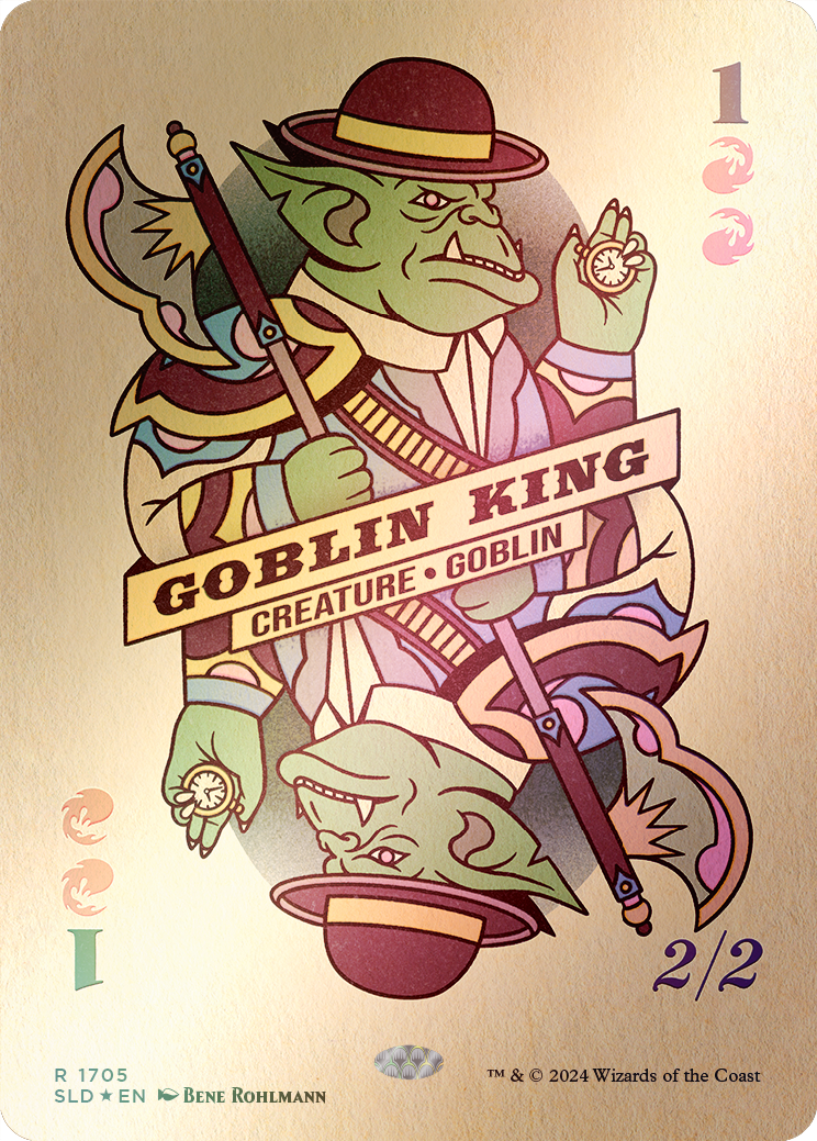 Goblin King (1705) (Rainbow Foil) [Secret Lair Drop Series] | I Want That Stuff Brandon