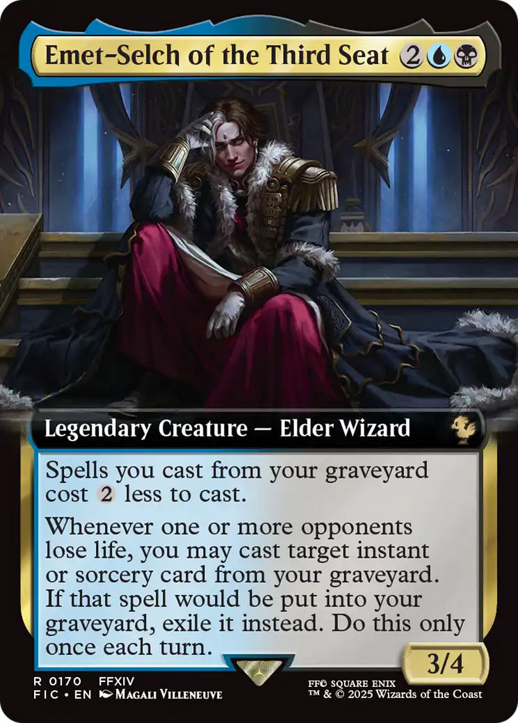 Emet-Selch of the Third Seat (Extended Art) [FINAL FANTASY Commander] | I Want That Stuff Brandon