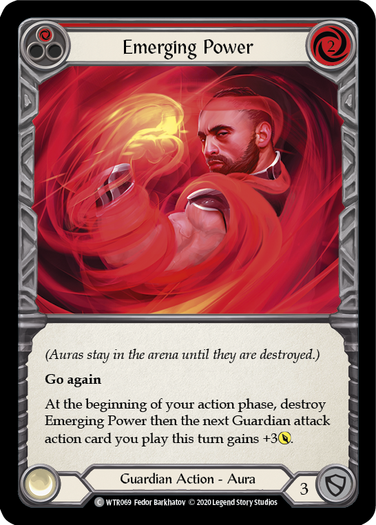 Emerging Power (Red) [U-WTR069] (Welcome to Rathe Unlimited)  Unlimited Rainbow Foil | I Want That Stuff Brandon