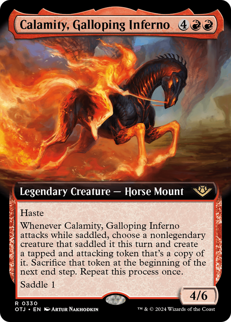 Calamity, Galloping Inferno (Extended Art) [Outlaws of Thunder Junction] | I Want That Stuff Brandon