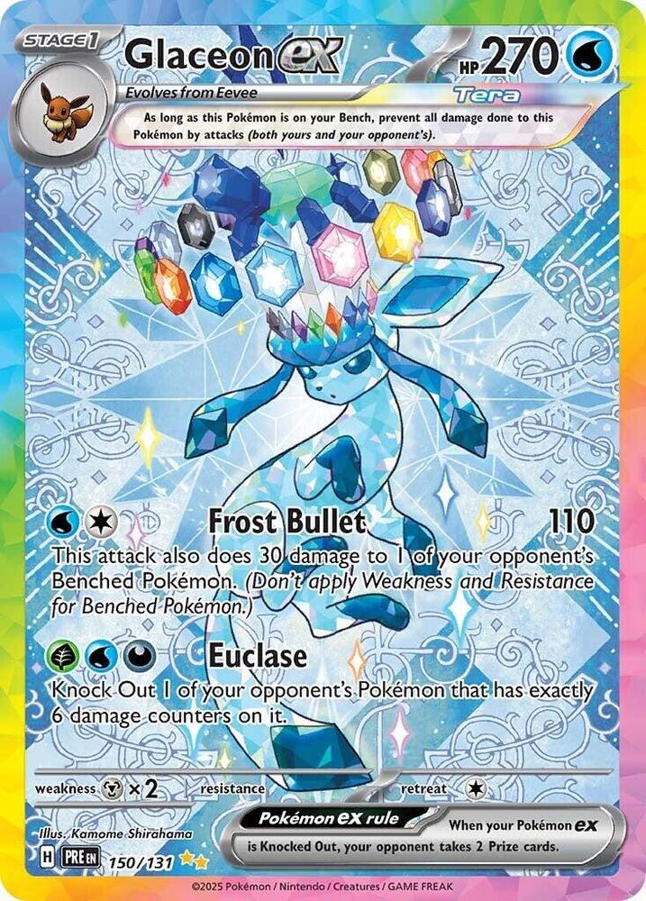 Glaceon ex (150/131) [Scarlet & Violet: Prismatic Evolutions] | I Want That Stuff Brandon