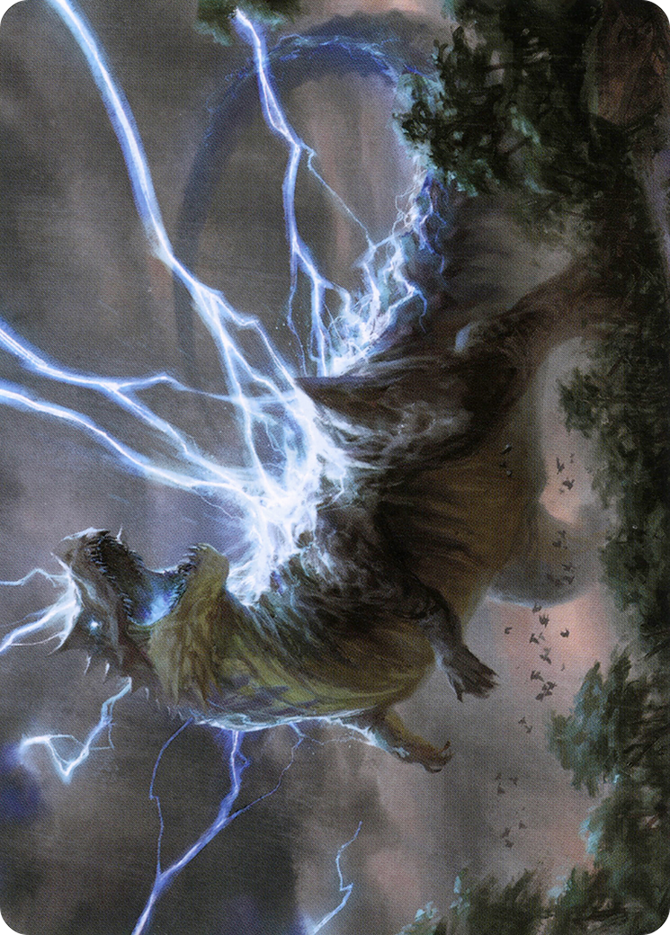 Thrasta, Tempest's Roar Art Card (41) [Modern Horizons 2 Art Series] | I Want That Stuff Brandon